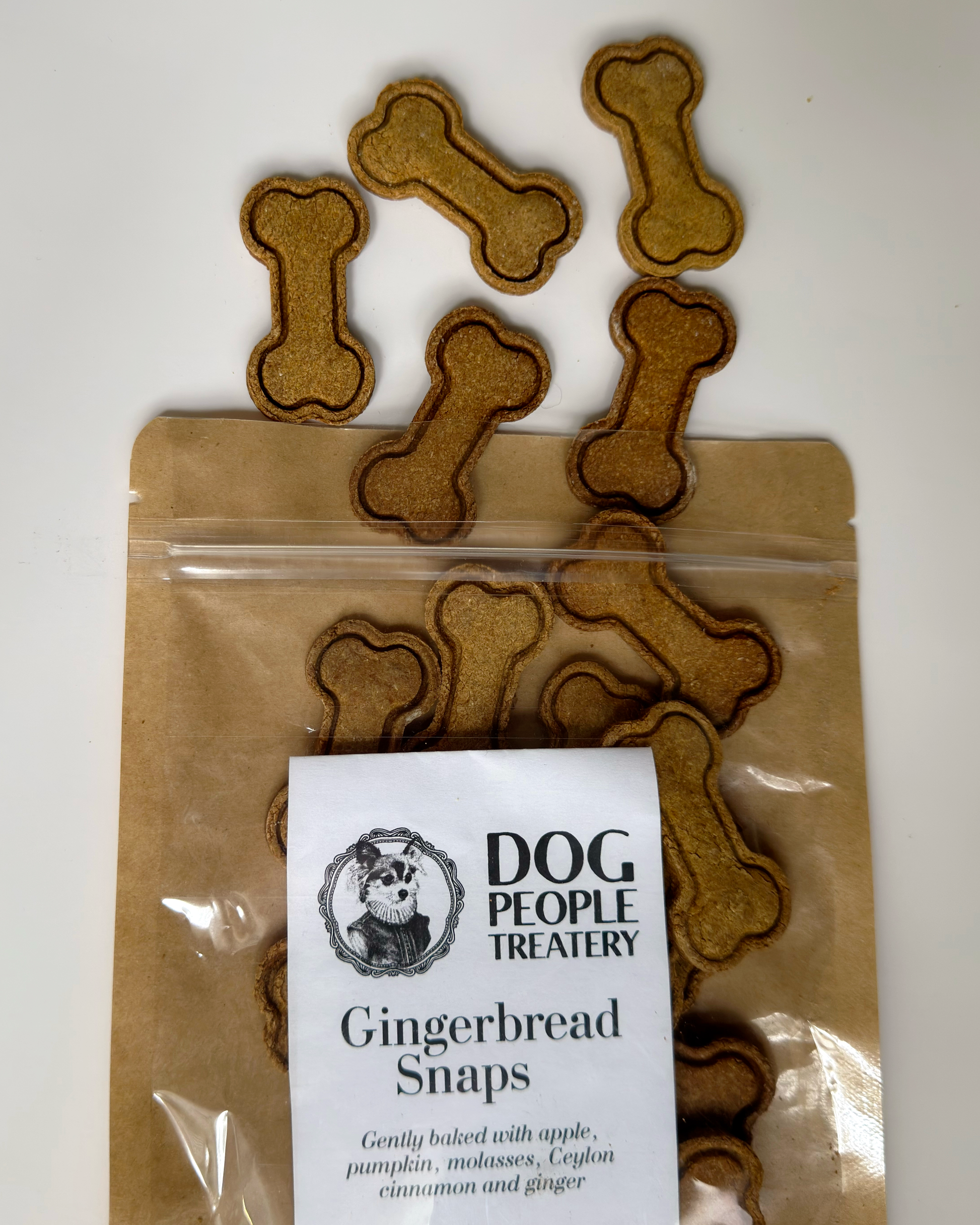 Gingerbread Snaps Doggy Bag, Large